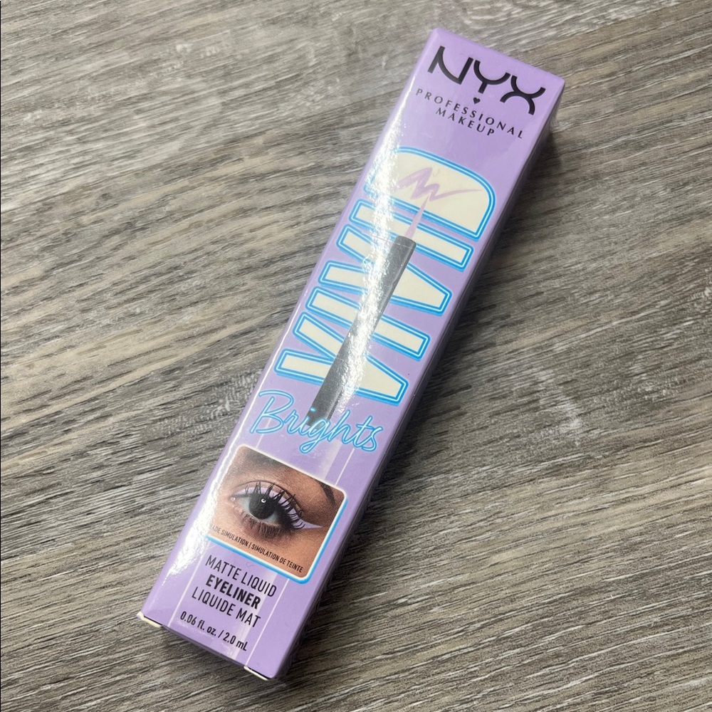 NYX Vivid Brights Matte Liquid Eyeliner - Lilac Link